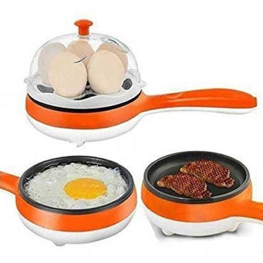 2 in 1 Electric Egg Boiling Steamer Egg Frying Pan-2