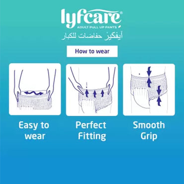 20 Pcs lyfcare Adult Pull UP Pants Diapers XL-2