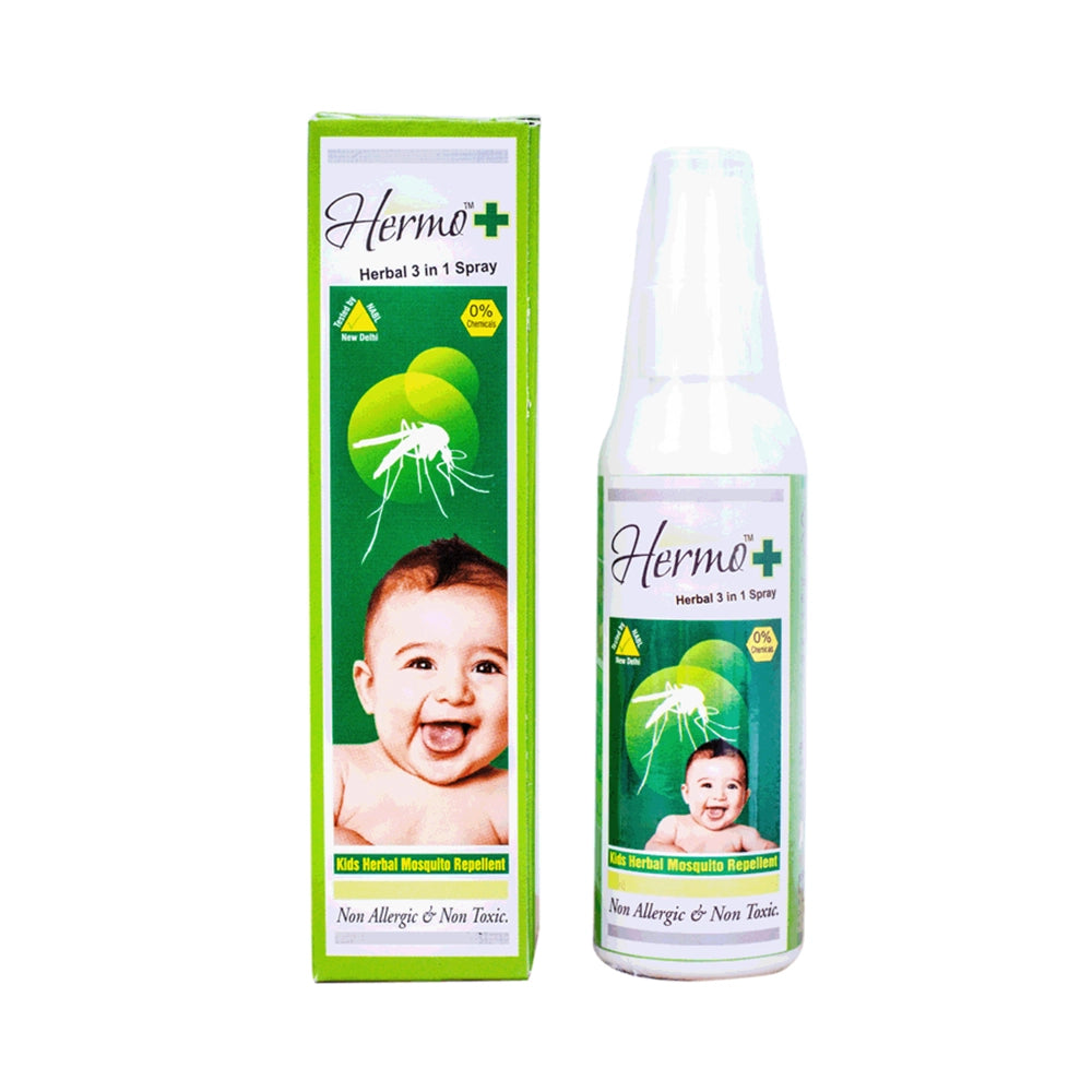 Hermo+ Herbal Mosquito Repellent Body Spray For Kids