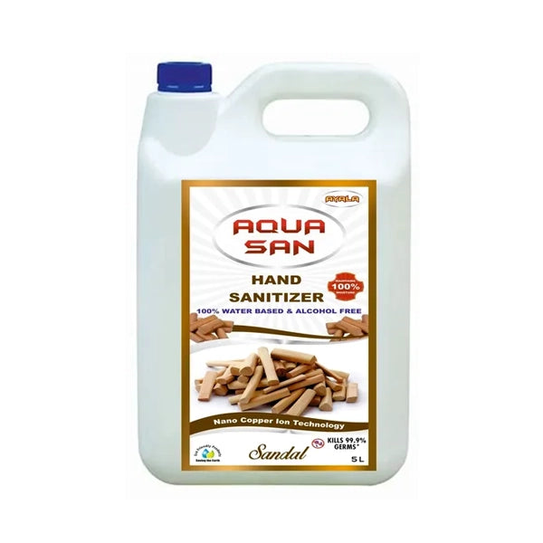 AYALA AquaSan Water-Based Hand Sanitizer For Domestic Application- 5 Ltr (Pack of 2)