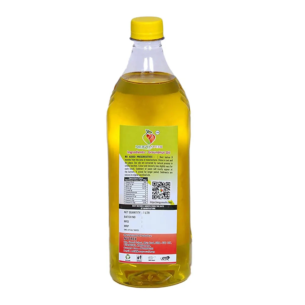 ArogyaSuchi Extra Virgin Cold Pressed Groundnut Oil-3