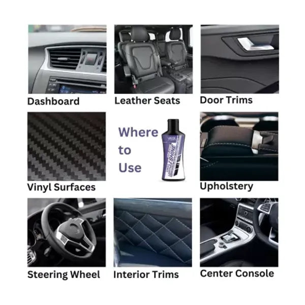 Auto Care Vinyl & Leather Shine 110 Vehicle Interior Cleaner (110 G)-4