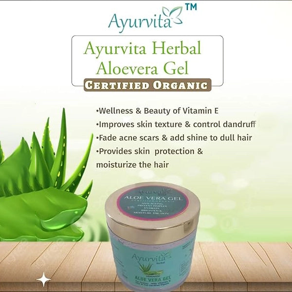 Ayurvita Herbal Handmade Aloe Vera Gel 100ml-3