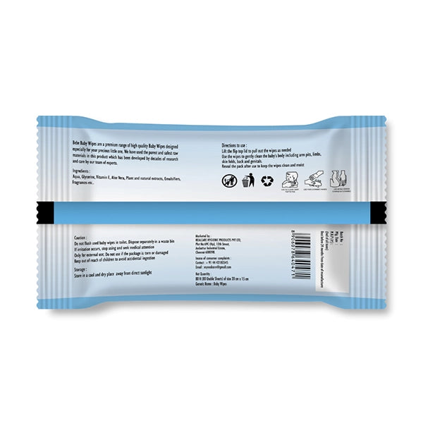 Babe Baby Wipes-Blue 2