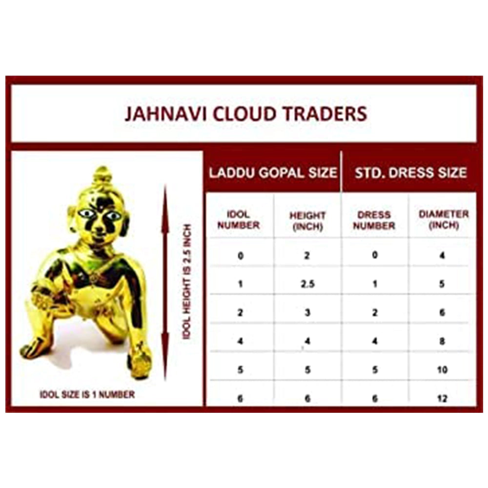 Bal Gopal-Black-Size chart