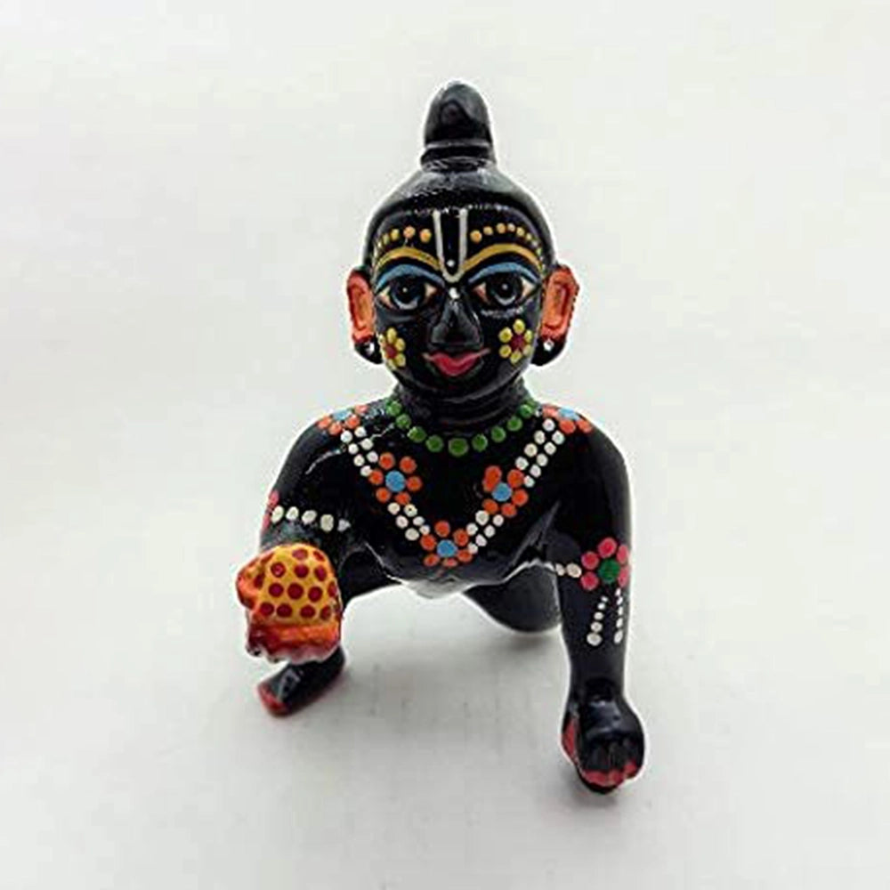 Bal Gopal-Black-Thakur Ji ashtdhatu Murti-4