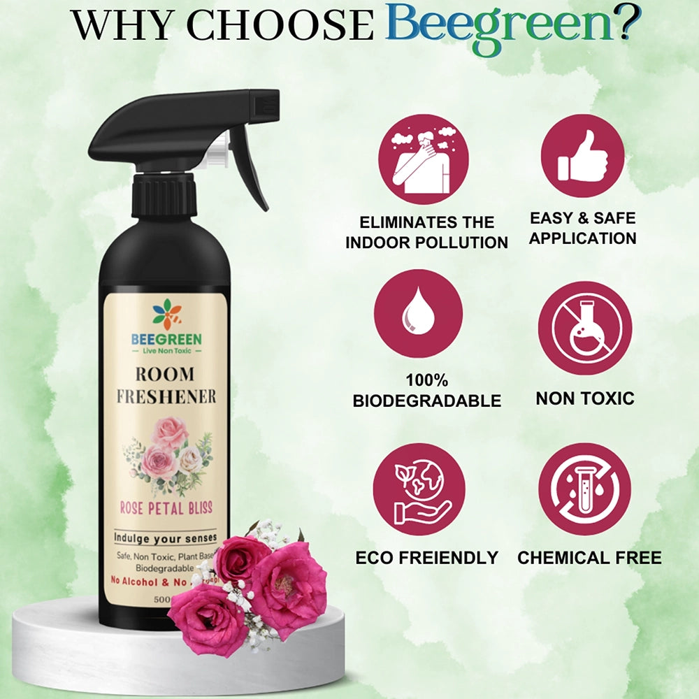 Beegreen Room Freshener Rose Petal Bliss-3