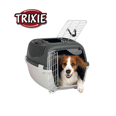 Trixie Capri 3 Open Top Pets Carrier By Trixie Germany - Grey - 24 X 16 X 15 Inch-1