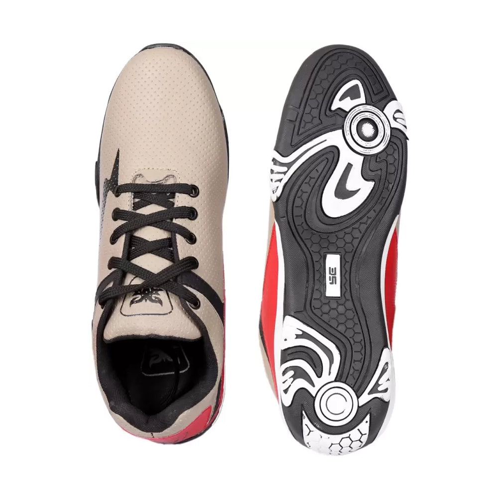 Casual Canvas Shoes For Men (Cream & Beige)-3