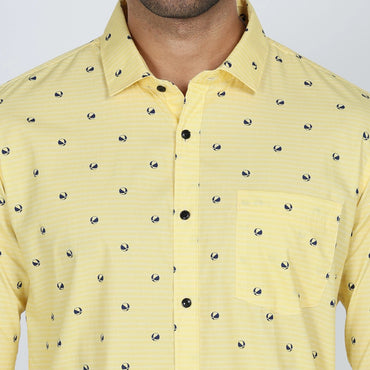 Casual Shirt (Lime Yellow)-2