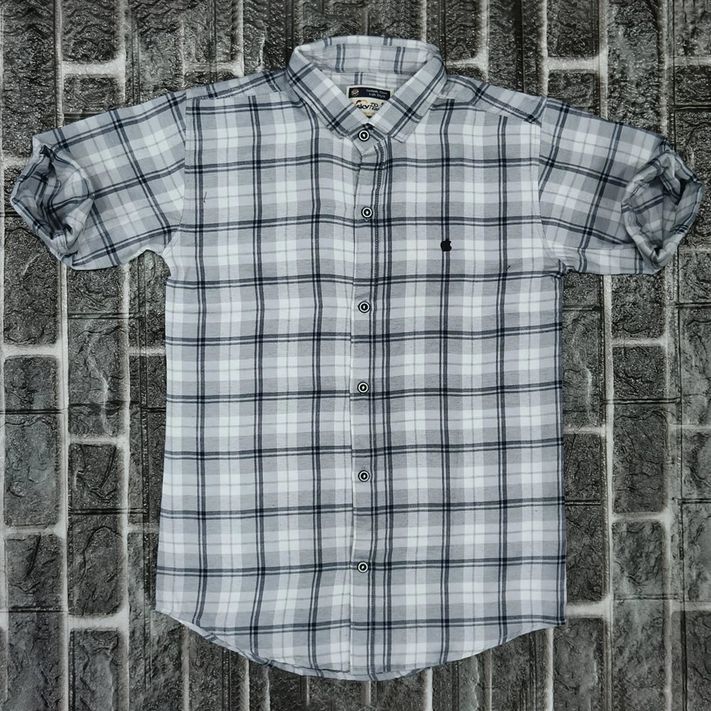 SHREEJI ENTERPRISE Regular Fit Kids Checkered Spread Collar Casual Shirt (Pack of 3 sizes, 12 - 13 Years, 13 - 14 Years, 14 - 15 Years)