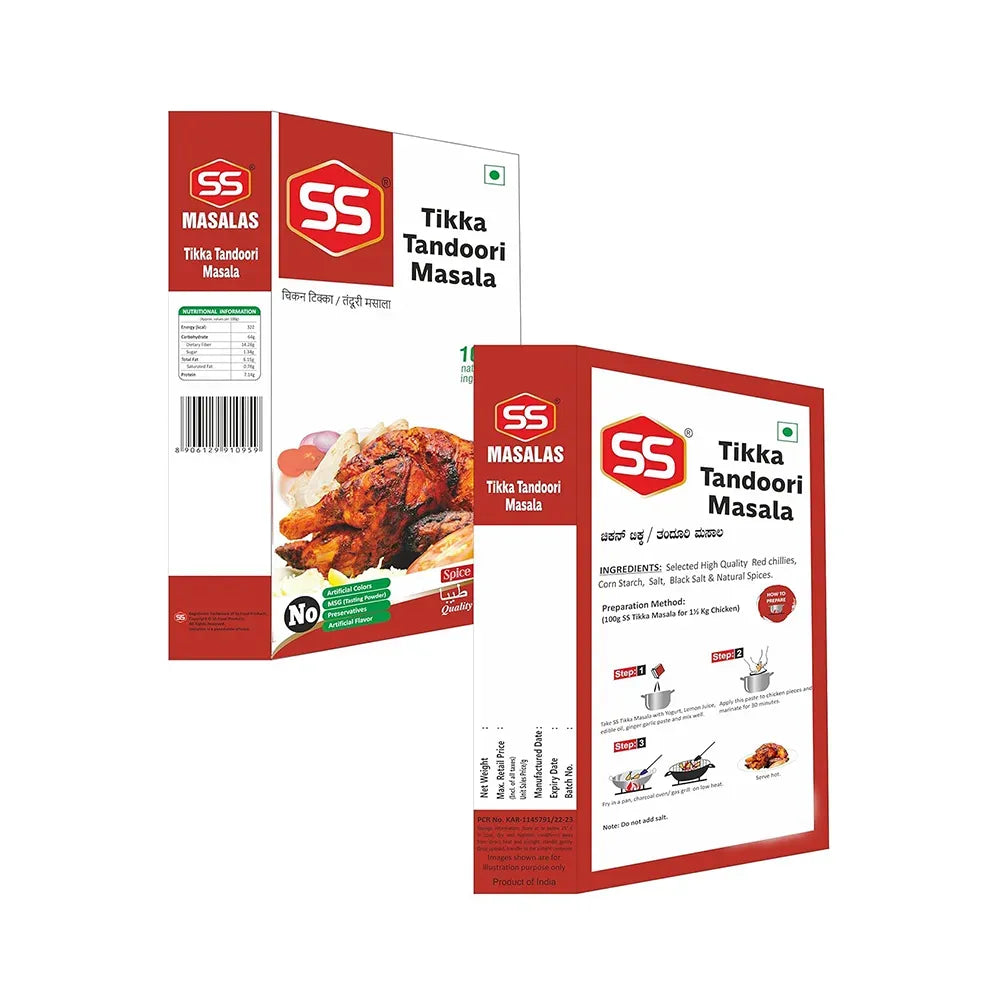 SS MASALAS Chicken Tikka Tandoori Masala Powder.3