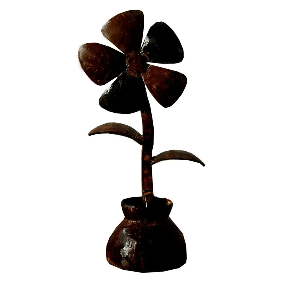 Coconut Shell Flower for Showpiece