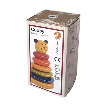 Cubby Wooden stacking toy-2