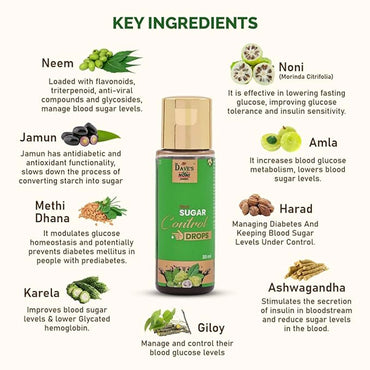 Dave's Noni Sugar Control Drops -30ML-2