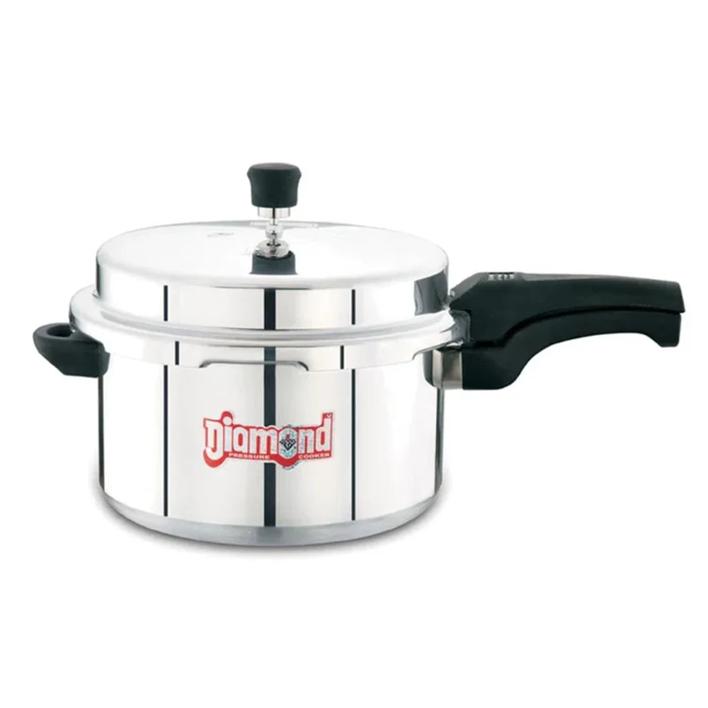Diamond Deluxe Pressure Cooker - 5 Ltrs(Pack of 5) – Rolloverstock Diamond Deluxe Pressure Cooker - 5 Ltrs(Pack of 5) – Rolloverstock