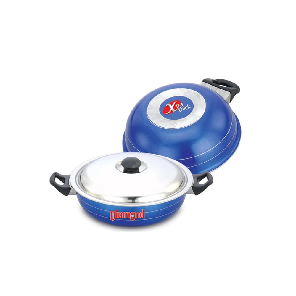 Diamond Flat Kadai Medium-2