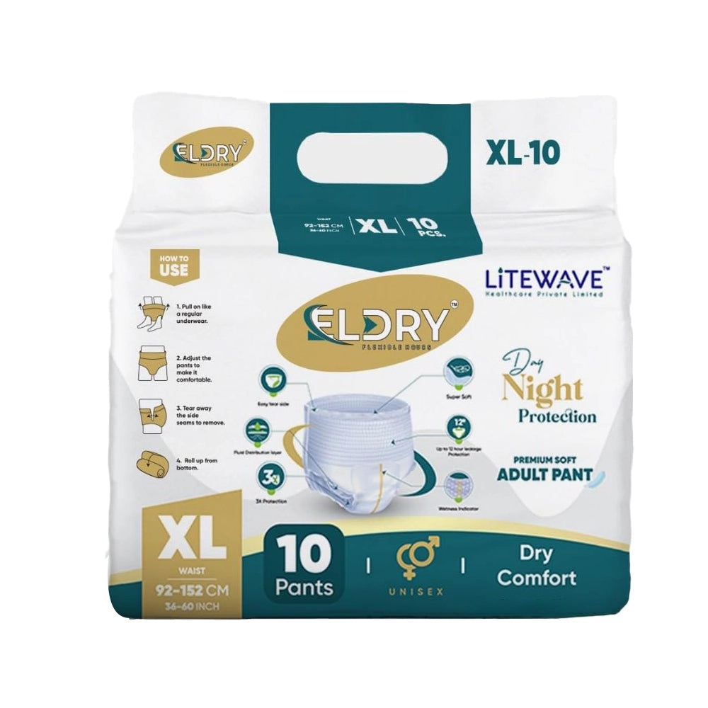 Diapers Extra Large (XL) Size 92-152 Cm (36''-60'' Inch)-2