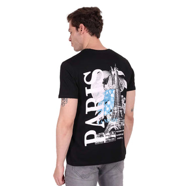 Dillon Killen Paris Graphic Black Print T-Shirt (2)