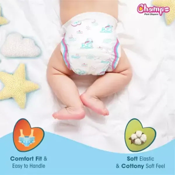 Dry Baby Diaper Pants - M (74 Pieces) 1-3