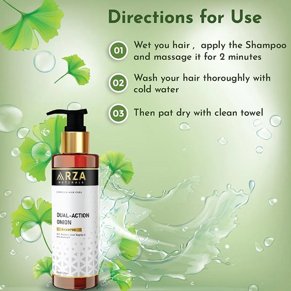 Dual Action Onion Shampoo 3