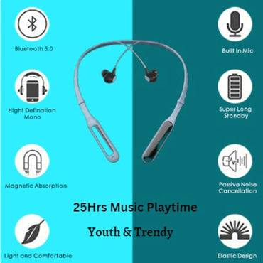 ELITE X5 Clearsonic sound,10mm driver,Bluetooth5.0,Magnetic absoption-2