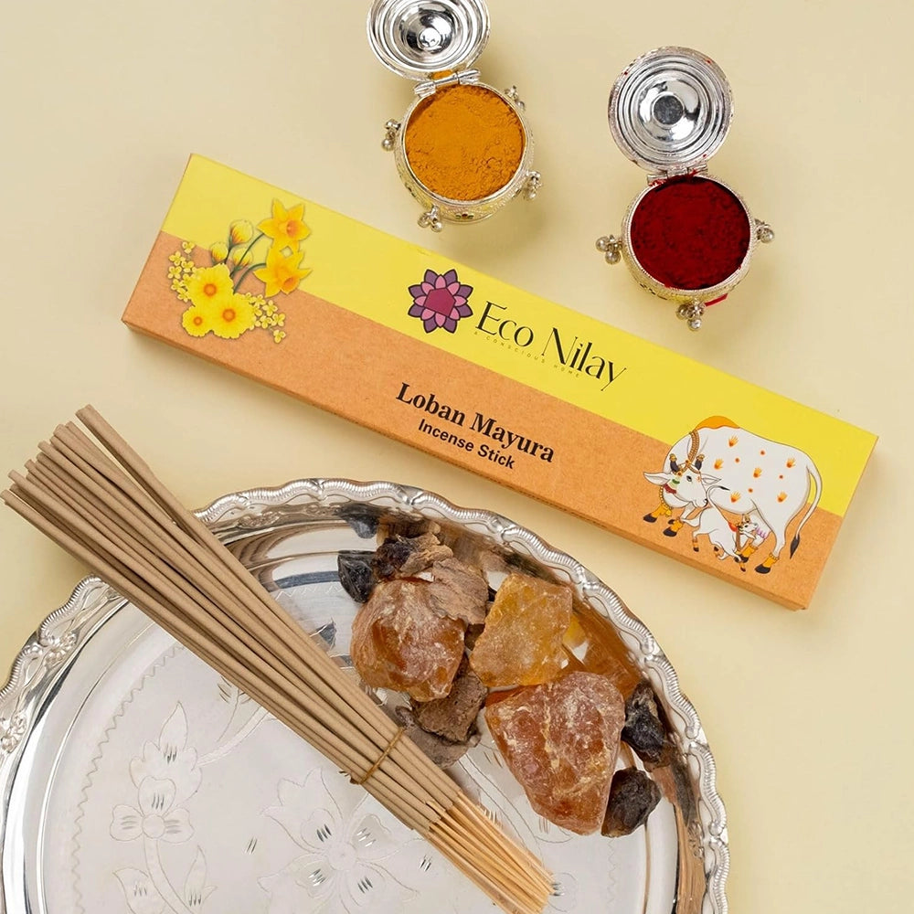 Eco Nilay Loban Mayura Incense Sticks-3