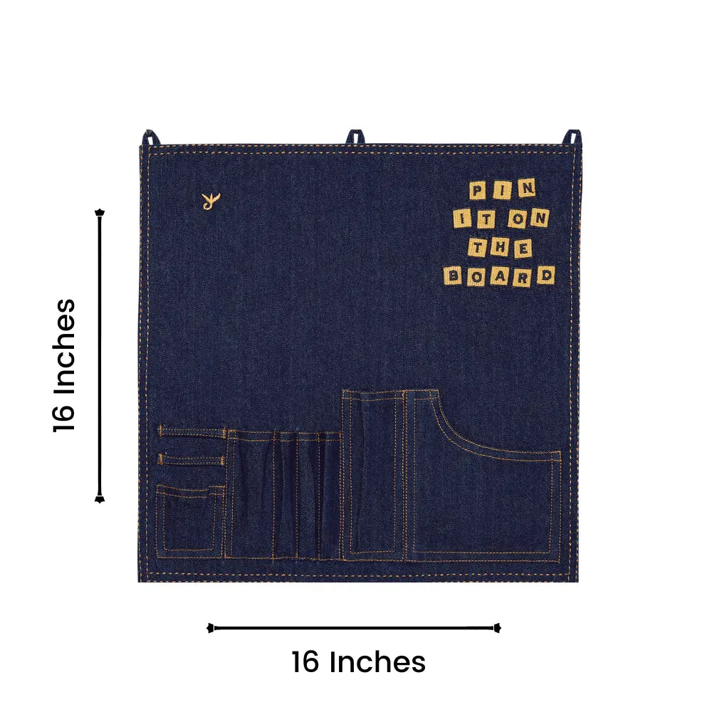 Embroidered Organiser - Pin it on the Board-4