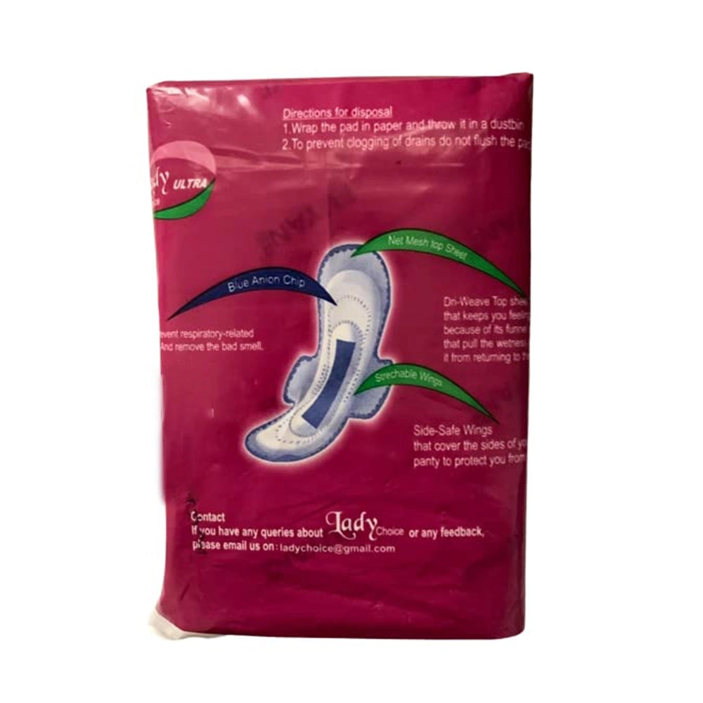 Lady Ultra Mega Flow Sanitary Pads XL-4