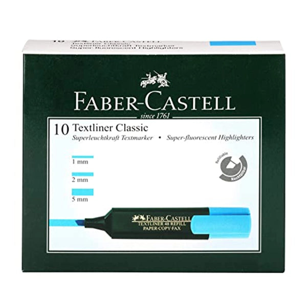 Faber-Castell Textliner Pen, 10 Pieces / Pack