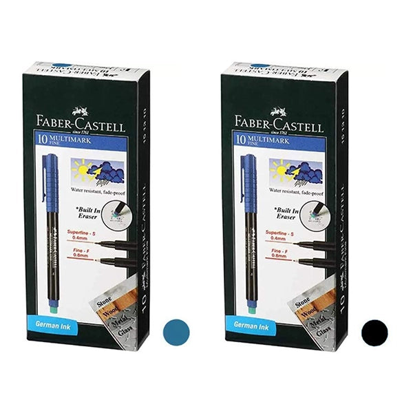FC-Multi Marker Fine Blue Pack Of 10 (2)