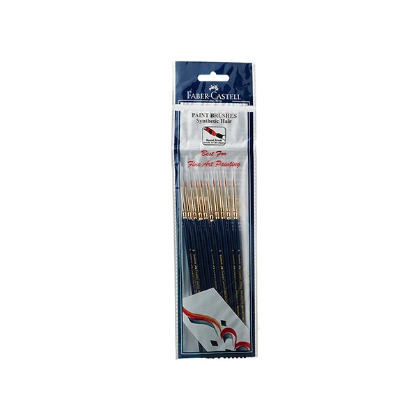 FC-Paint Brush - Synth Hair Round Size 0 Pack10 (2)