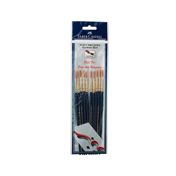 FC-Paint Brush - Synth Hair Round Size 5 Pack-10 (2)