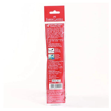 FC-Paint Brush - synth hair flat assort- set 4 (2)