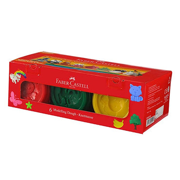 Faber-Castell Little creatives modeling dough packpcs6-(2005502)
