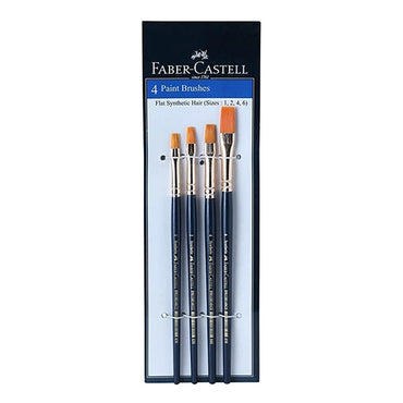 Faber-Castell Paint Brush - Synth Hair Round Assort Set 4 (2)