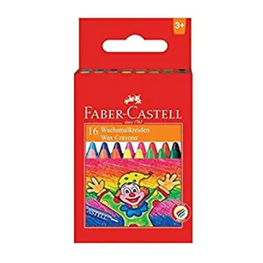 Faber-Castell Wax Crayon Reg. Long 75MM-PACK OF 16 (2)
