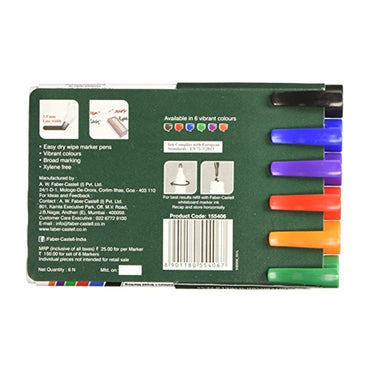 Faber-Castell Whiteboard marker pen pack6-webp (2)