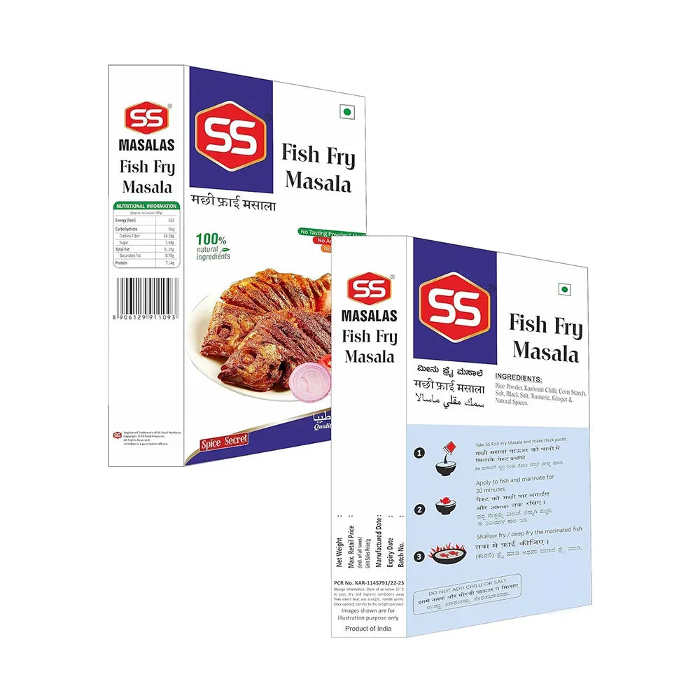 SS MASALAS Fish Fry Masala Powder.3