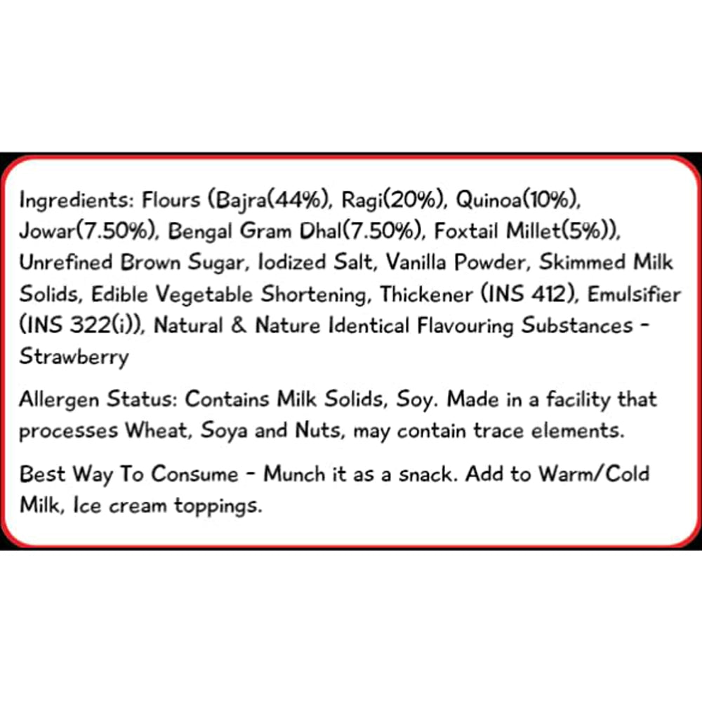 G Q Multimillet Strawberry Bitez 210g-2