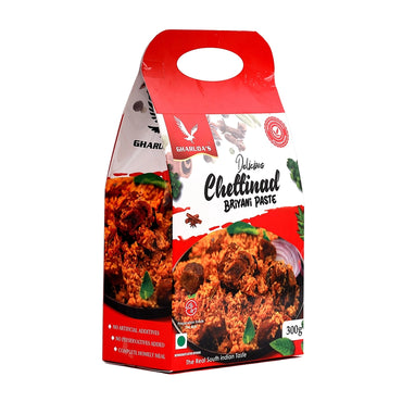 GHARUDA FOODS Chettinad Briyani Paste- 300 Grams / Pack