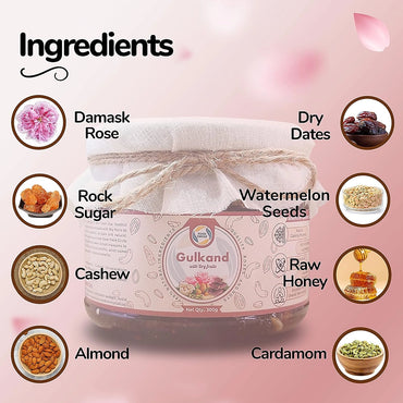 Ghodke Food Circle Gulkand With Dry Fruits-2