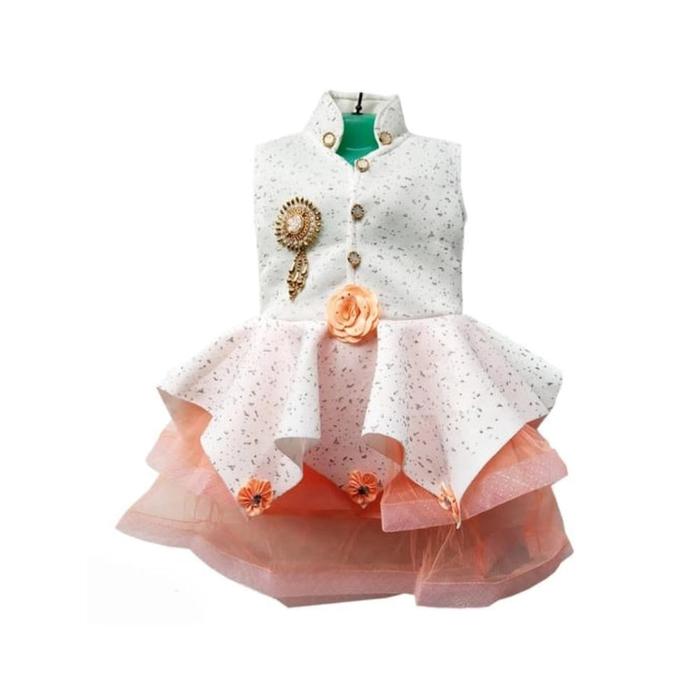 SD Garments Baby Girls Net Frocks & Dresses (Pack of 12)