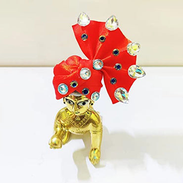 Gopal Krishna Laddu Gopal Pagdi Mukut Set (2)