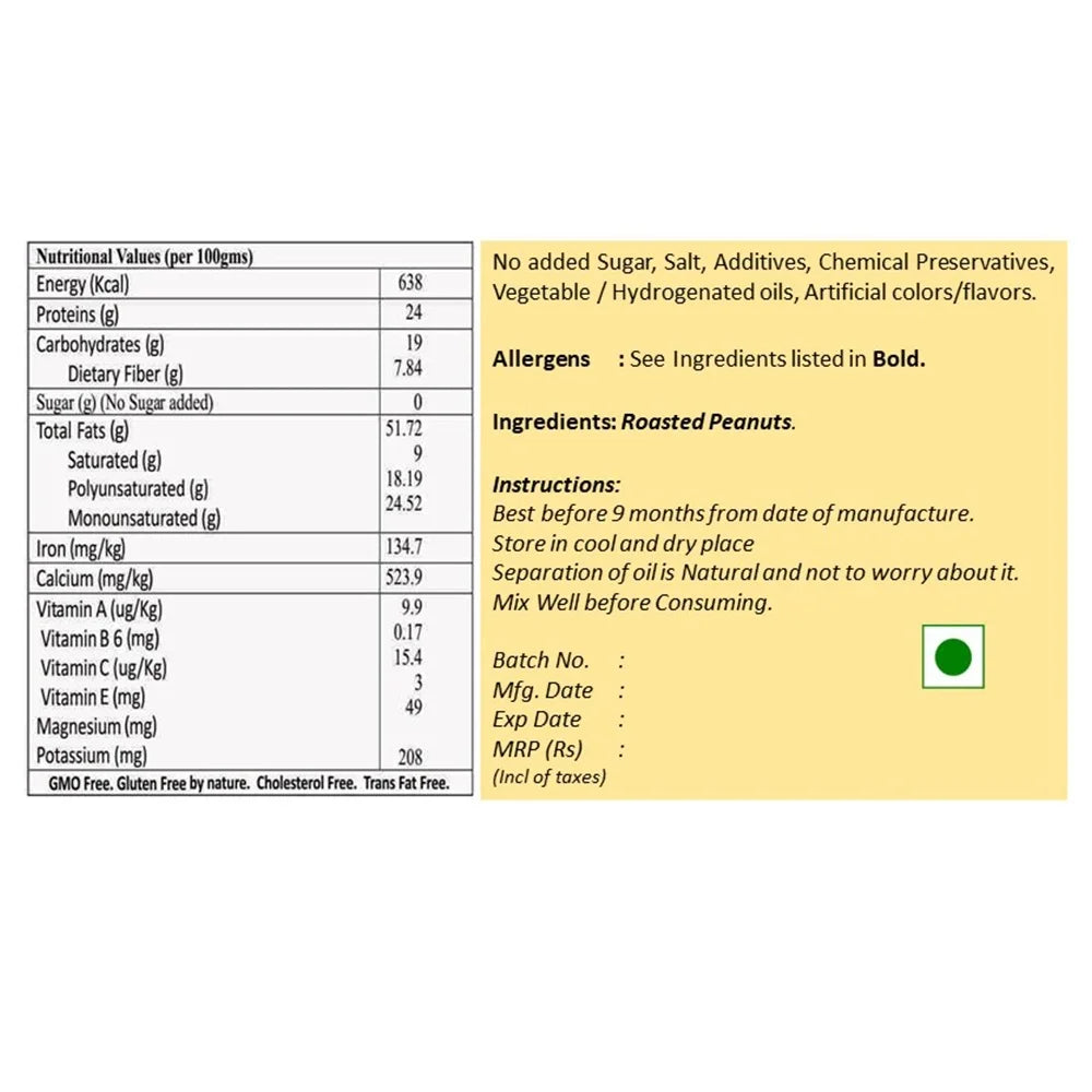 Green Byte - Peanut Butter - Un Sweetened - Creamy-3
