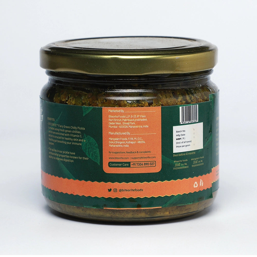 Green Chilly Pickle225gm-3