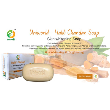Haldi Chandan Skin Whitening & Brightening Soap-2