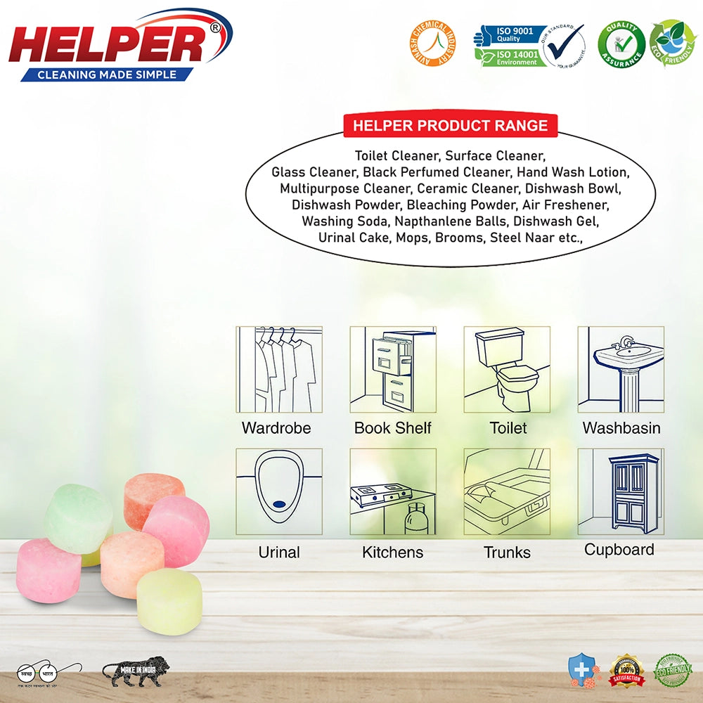 Helper Napthanlene Balls, MultiColor (4)