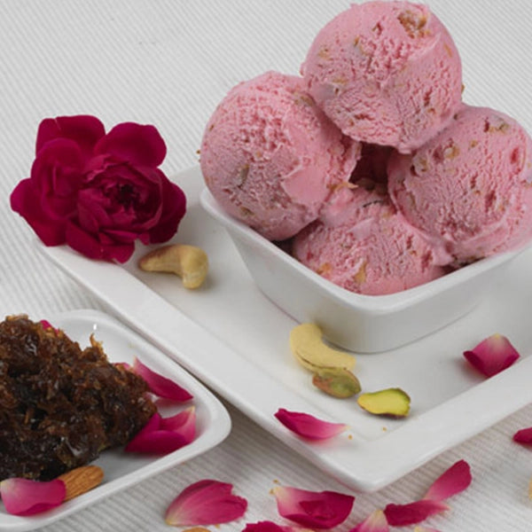 ICE CREAMS Gulabi Gulkand 1