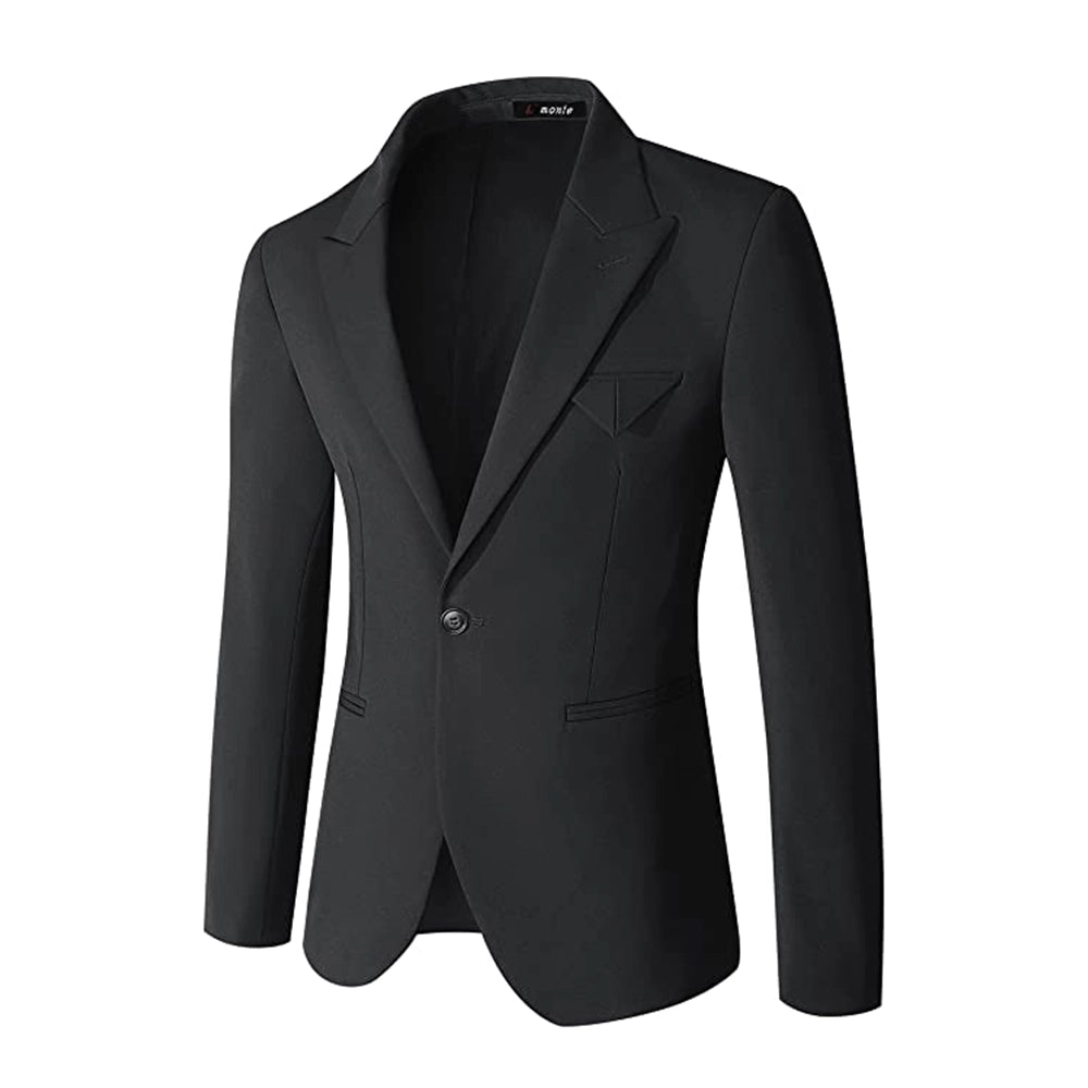 Imported Blazer for Men, Formal Slim Fit with One Button Closure